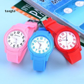 Đồng Hồ Đeo Tay Dây Silicon Mềm Chống Nước Cho Bé