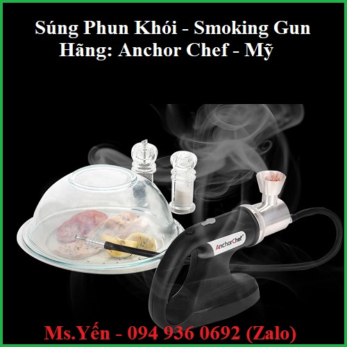 Bát úp khói cho thiết bị tạo khói cho món ăn