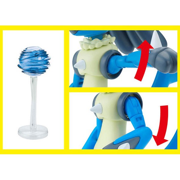 Bộ lắp ráp pokepla No 44 Riolu & Lucario