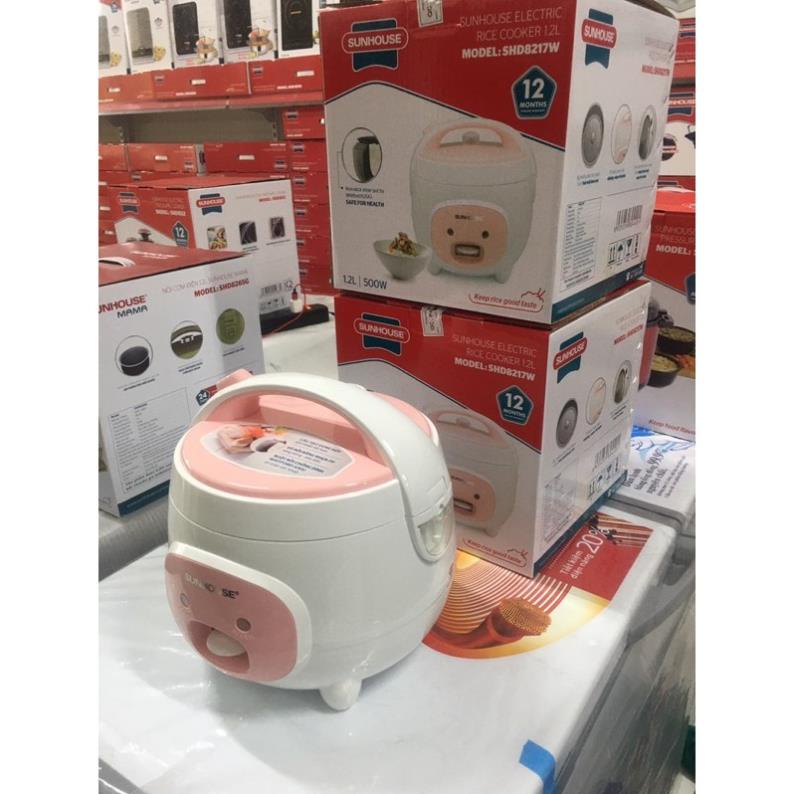 NỒI CƠM ĐIỆN 1.2L SUNHOUSE SHD8217W hàng chính hãng giá rẻ