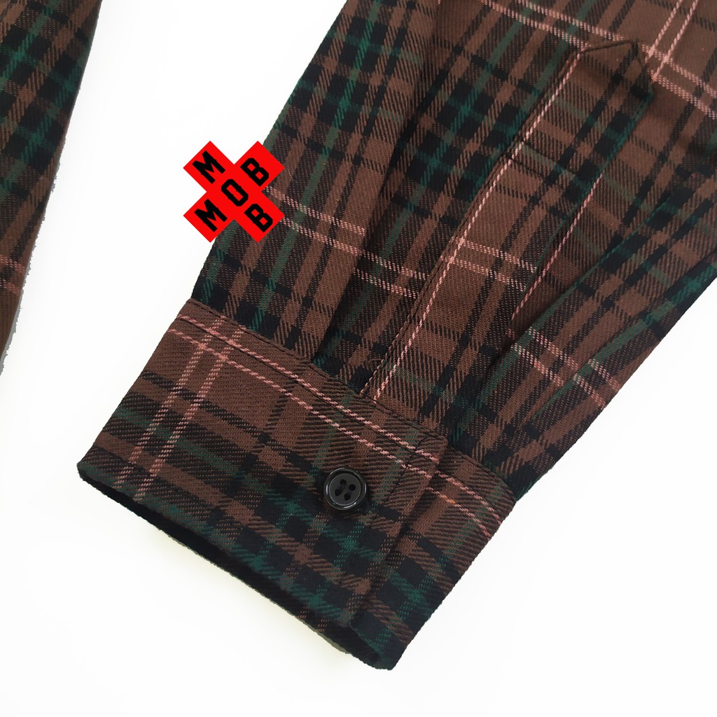 Áo sơ mi Flannel Zip 3 - Áo sơ mi form rộng