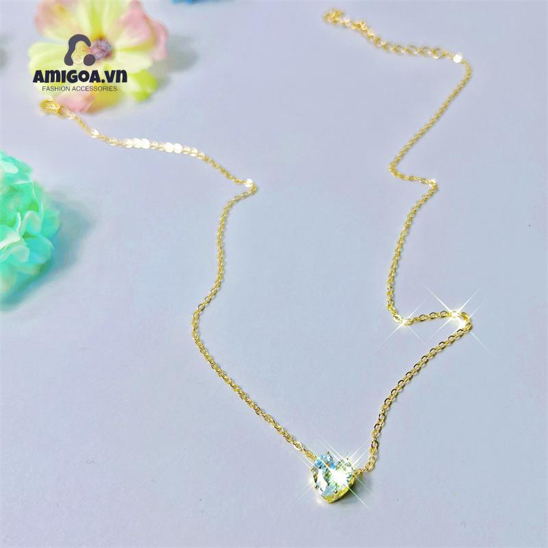 ✨✨Vòng cổ Kim Loại Mặt Hình Trái Tim Đơn Giản Thời Trang