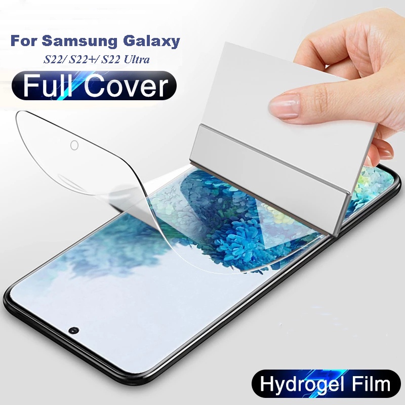 1 Miếng Dán Hydrogel Mềm Bảo Vệ Màn Hình Điện Thoại Samsung Galaxy S22/S22 Plus/S22 Ultra Chống Thấm Nước Và Dấu Vân Tay