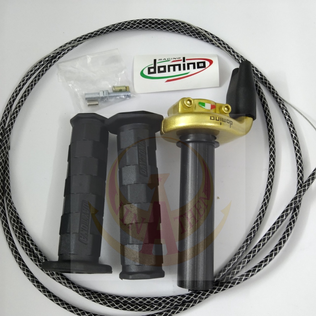 CÙM TĂNG TỐC DOMINO 2 DÂY TRÊN + DÂY GA THÁI, DÂY GA TRÊN THÍCH HỢP SỬ DỤNG CHO XE GHI ĐÔNG TRẦN