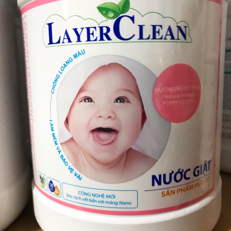 Nước giặt máy Layer Clean 4L (hương nước hoa)