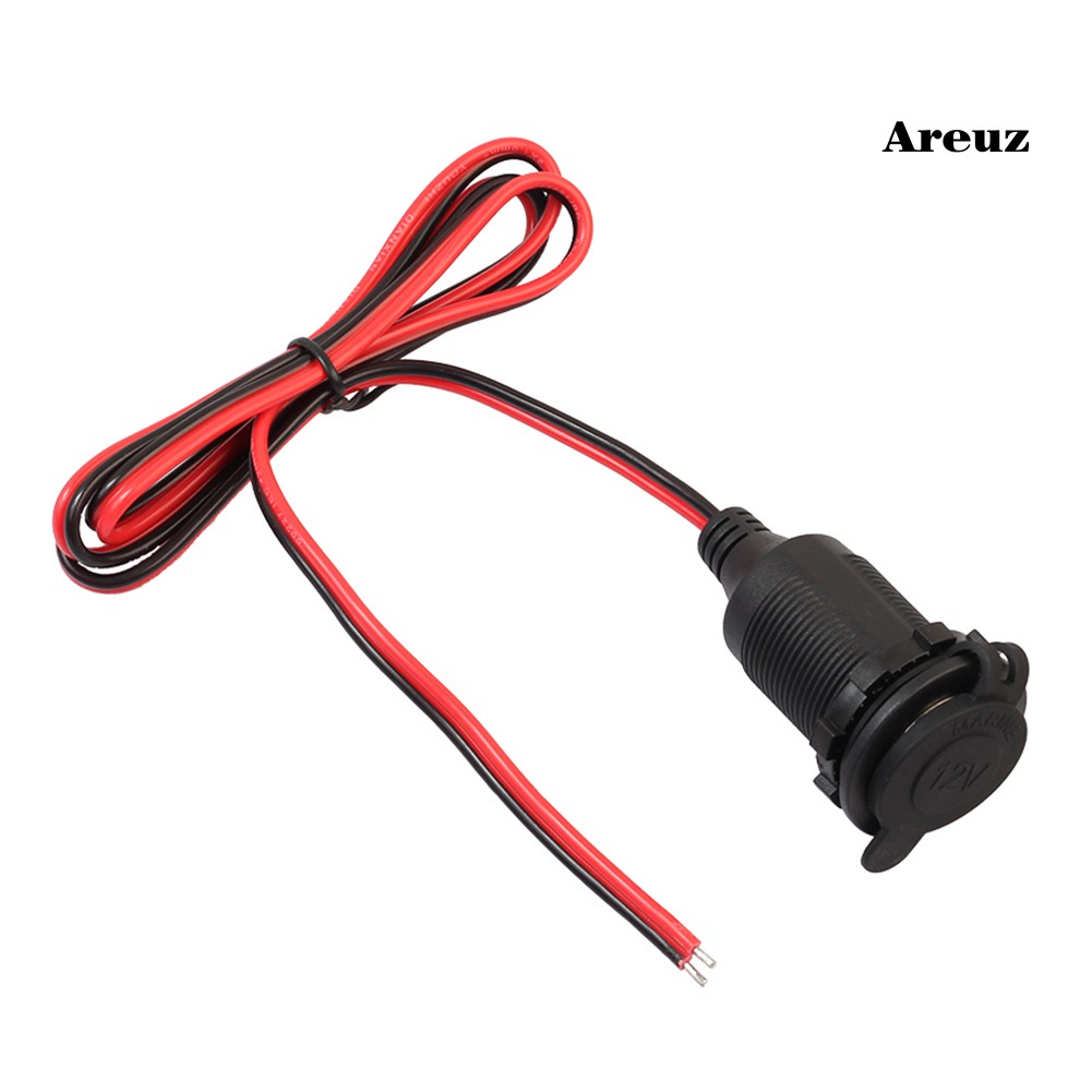 Tẩu Sạc 12V Kèm Dây Cáp Nối Bật Lửa Điện Tiện Dụng