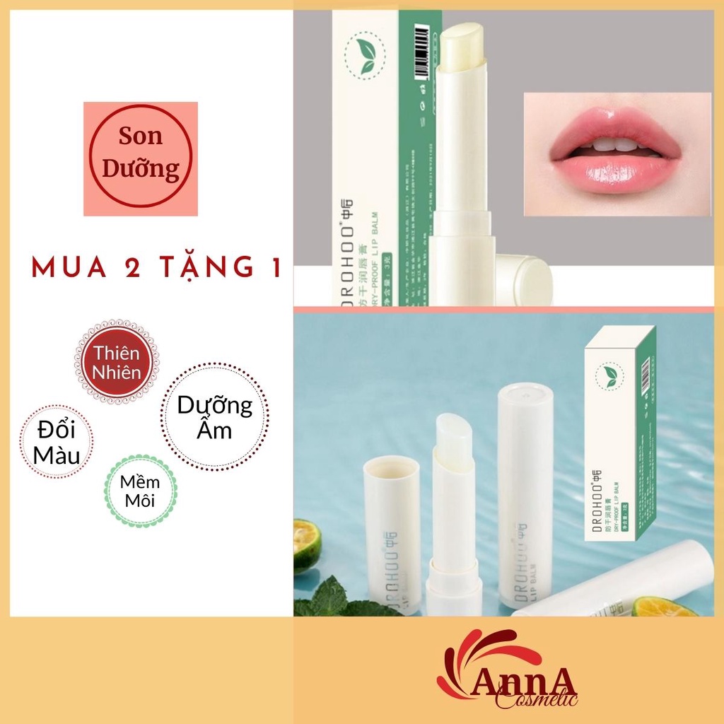 Son Dưỡng Môi Son Dưỡng Không Màu Thành Phần Chanh Dưỡng Ẩm Môi Chống Nứt Nẻ 3g –AnnA.4.0.Cosmetic