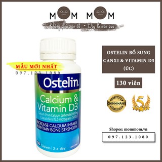 Viên Uống Ostelin Canxi Và Vitamin D3 Cho Bà Bầu Từ Úc 130 viên | Mommomvn.com