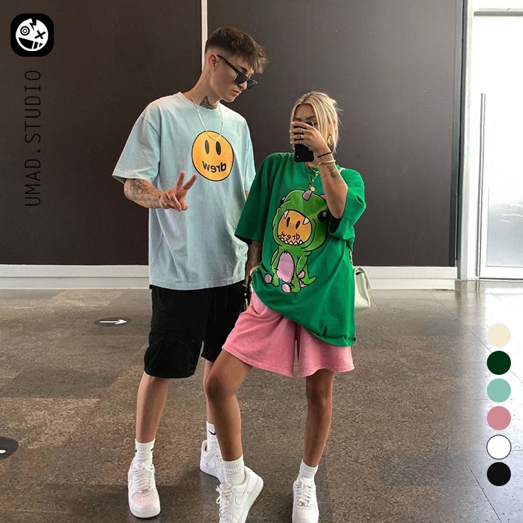 Áo thun Unisex UMAD Tay lỡ D.R.E.W House Oversize Form rộng Cổ tròn chất Cotton bền đẹp cute