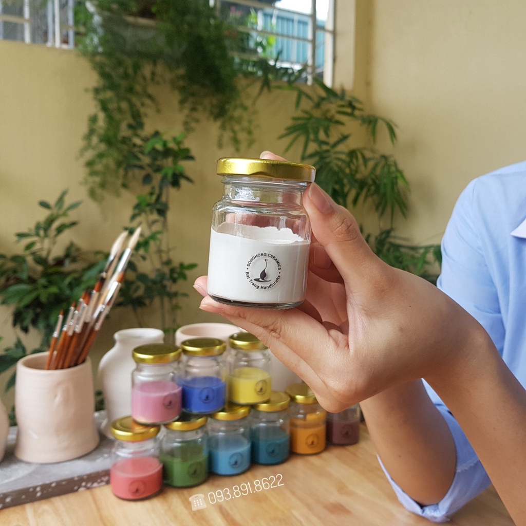 Màu Men Trang Trí Trên Gốm SHMG-DT Men Gốm Chuyên Dụng  Tráng Men Cho Sản Phẩm Gốm