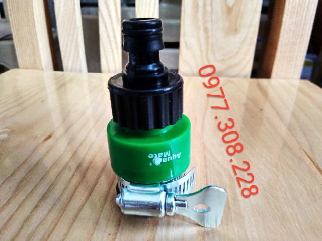 Khớp Chờ Nối Nhanh Ống Dây Mềm Xiết Đai Inox Aquamate