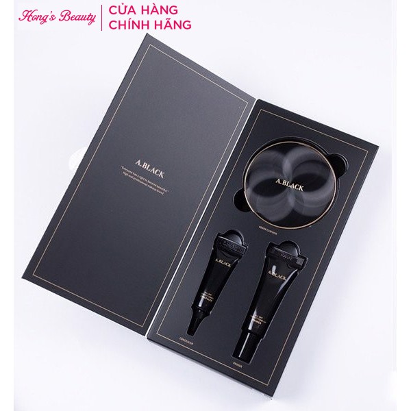 Phấn nước A Black All Day Perfect Cover Cushion SPF 47 PA++ HONGS BEAUTY | BigBuy360 - bigbuy360.vn