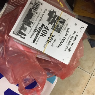 Sổ oder menu và tờ rơi c trang
