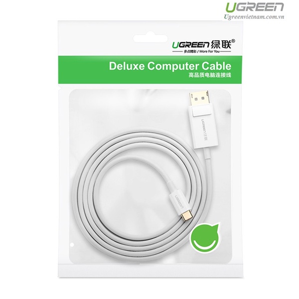 Cáp Chuyển Đổi USB Type-C To Displayport dài 1,5m Ugreen 40420 - Hàng Chính Hãng