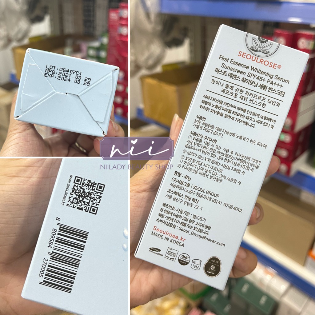 (Mẫu mới) Chống nắng Rosie First Essence Whitening Serum | BigBuy360 - bigbuy360.vn