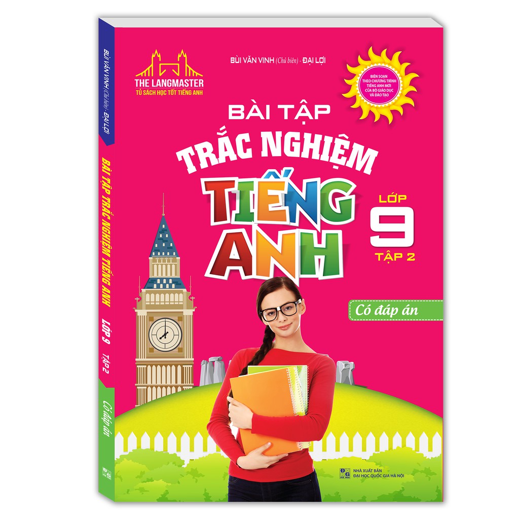 Sách - Bài tập trắc nghiệm tiếng Anh lớp 9 (trọn bộ 2 tâp )