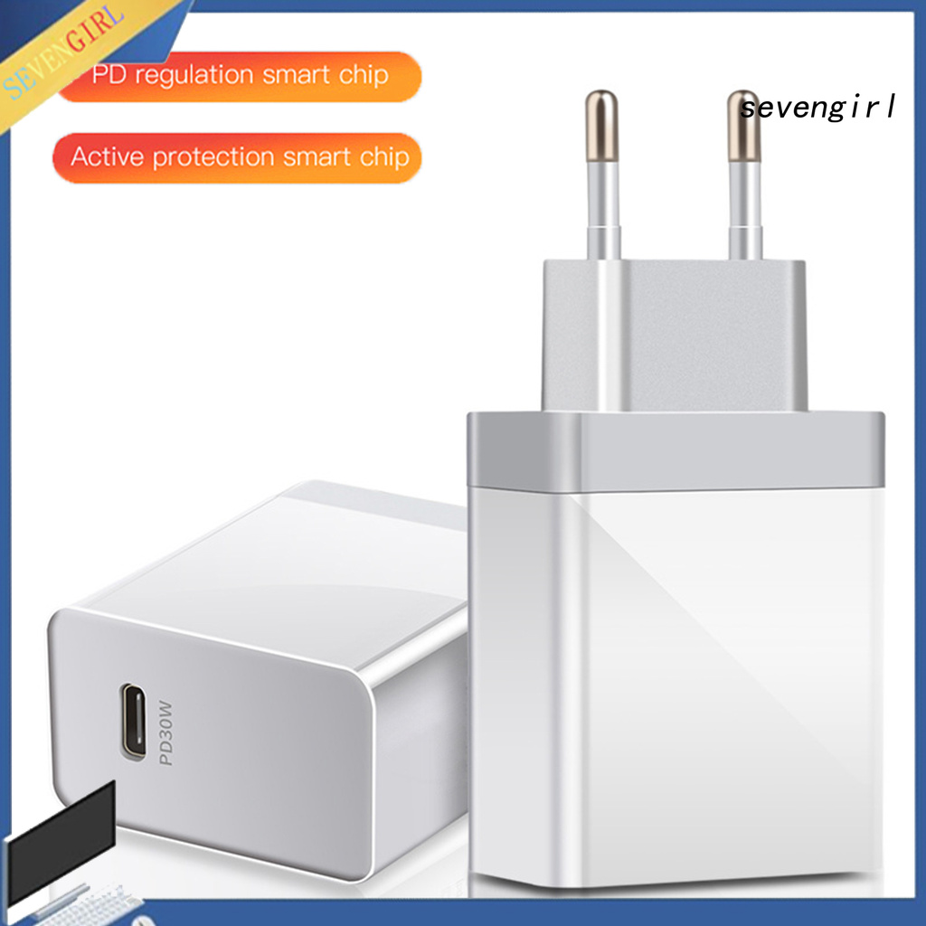 Bộ Sạc Nhanh Sev-30W Usb Type C Cho Iphone Ipad Macbook