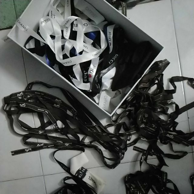 Ruy băng vải các hãng chanel, gucci, hermes, dior, LV ..