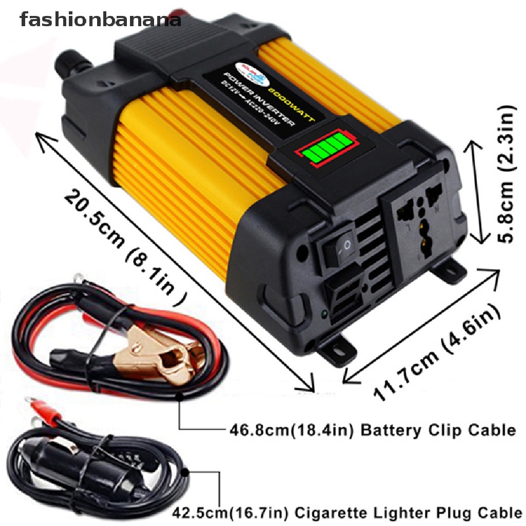 Bộ Chuyển Đổi Điện Áp Từ 12V DC Sang 110V 220V AC 4000 / 6000W