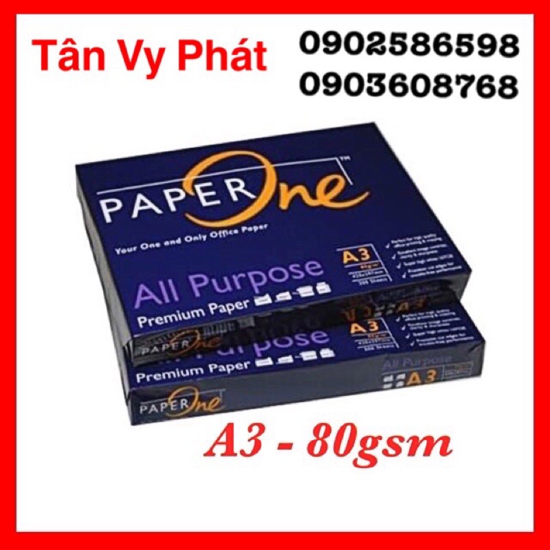 Giấy in Paper One A3 80gsm