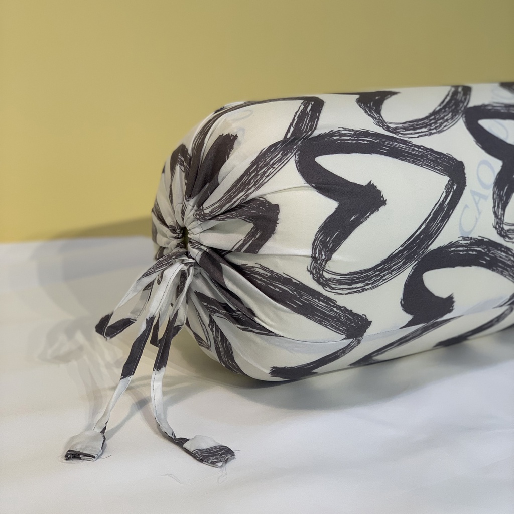Vỏ gối ôm cotton 3D kích thước 35x100cm