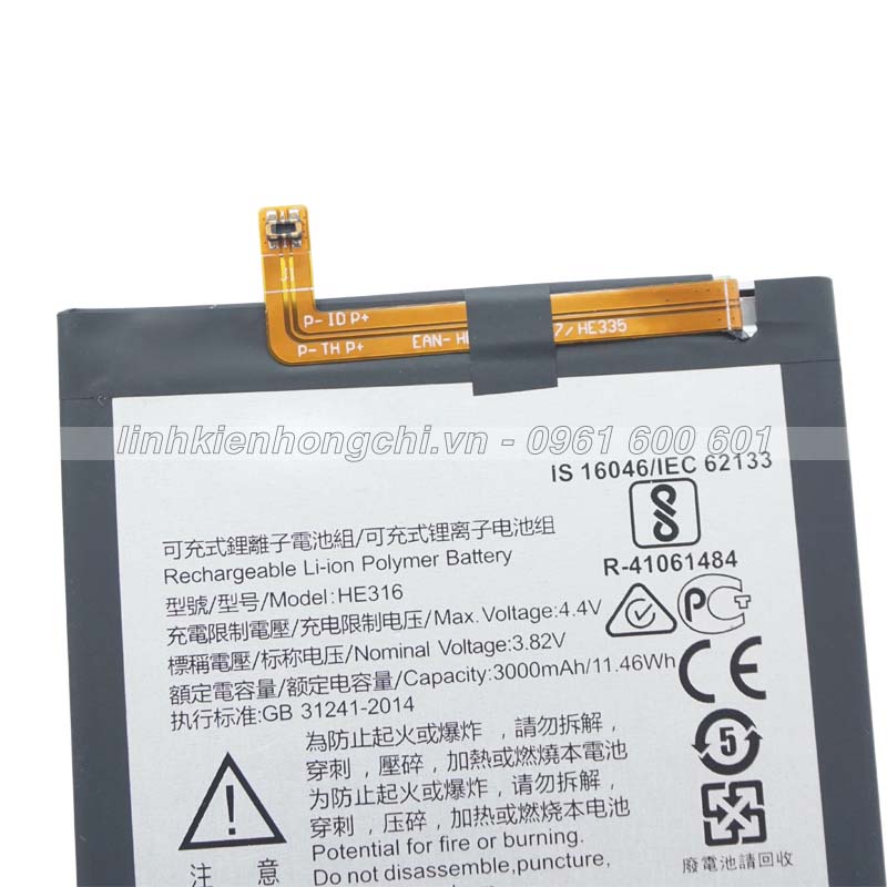 Pin điện thoại Nokia 6 TA-1021 TA-1033 Zin