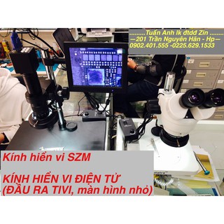 KÍNH HIỂN VI ĐIỆN TỬ đầu ra tivi màn hình nhỏ