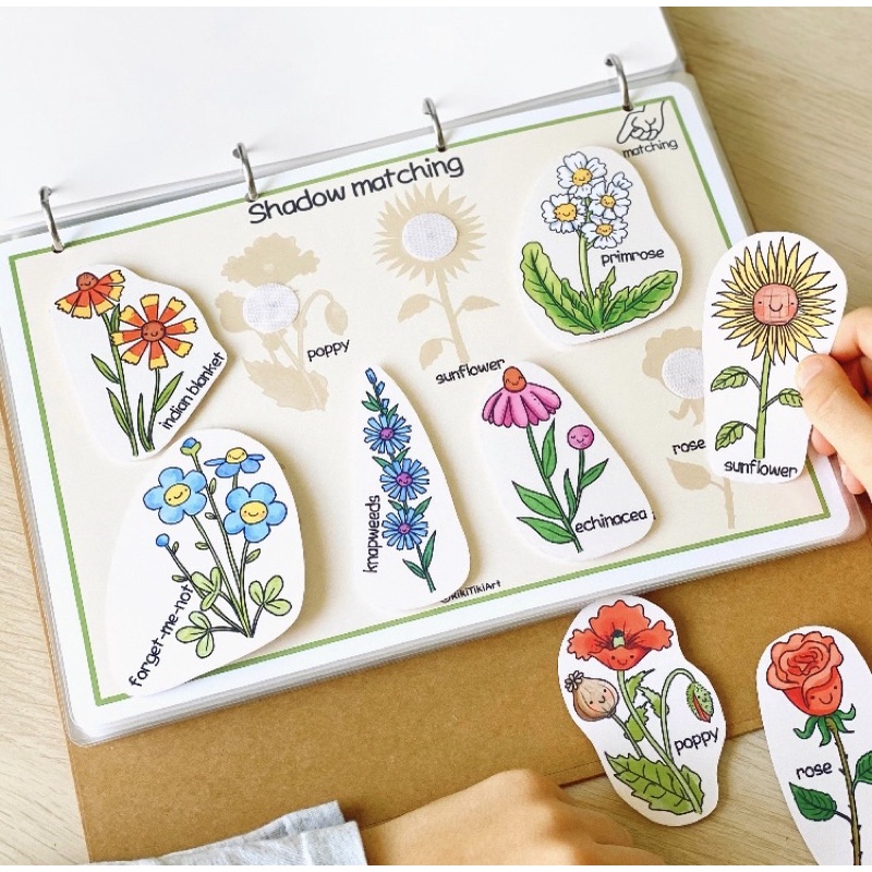 học liệu bóc dán Montessori : “SUMMER BUSY BOOK - MÙA HÈ”.