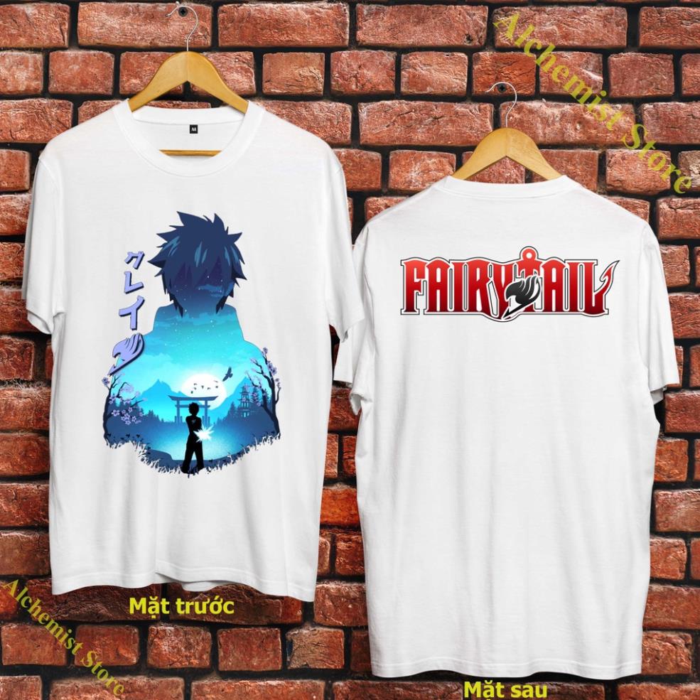 [SALE SẬP SÀN] 💯 Áo Phông Gray Fullbuster - Áo Phông Fairy Tail mềm mại - thoáng mát - FRT-038