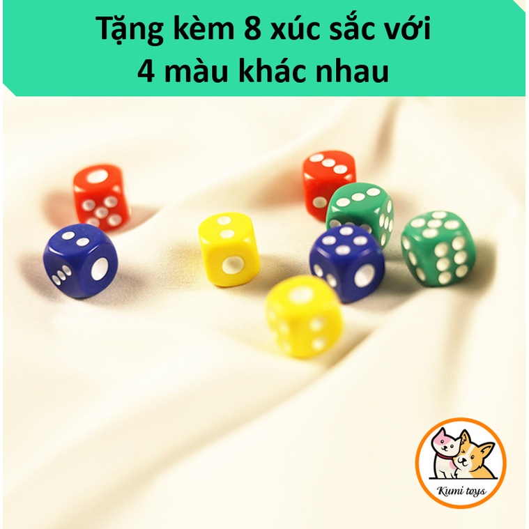 Đồ chơi lật số bằng gỗ vui nhộn cho bé Kumi toys