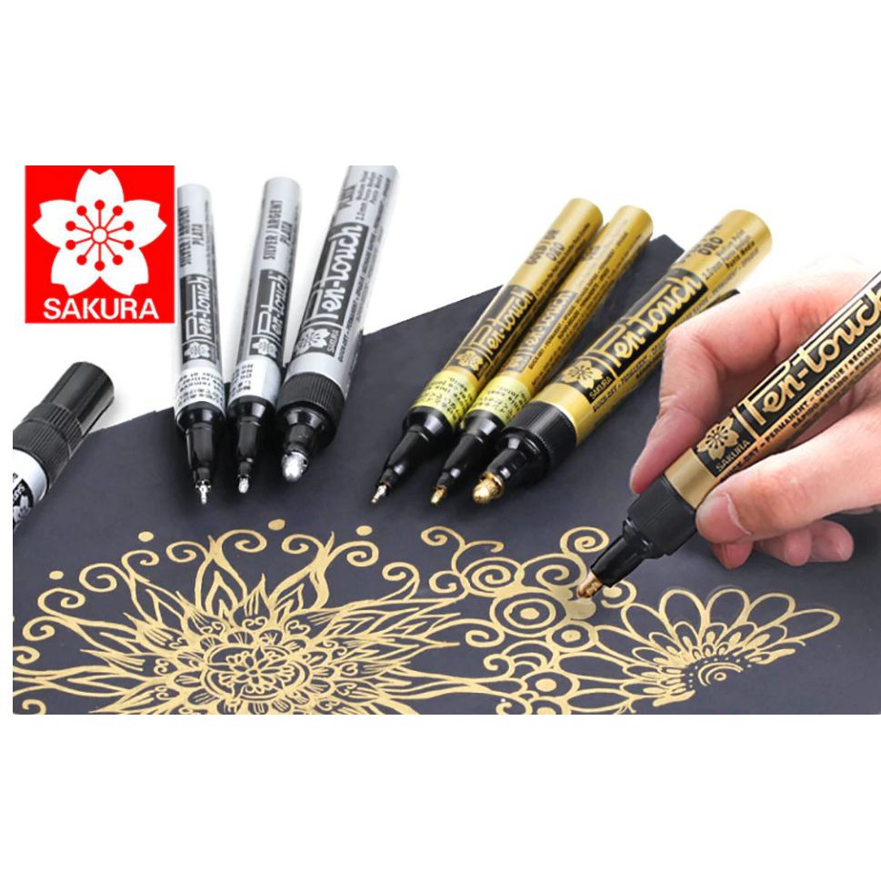 Bút sơn dầu vẽ lên mọi bề mặt Sakura PenTouch Medium Point - Ngòi 2.0mm