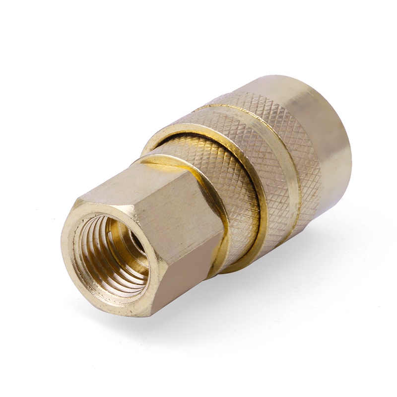 Set 5 Đầu Nối Ống Nước Bằng Đồng Thau 1 / 4 &quot;NPT