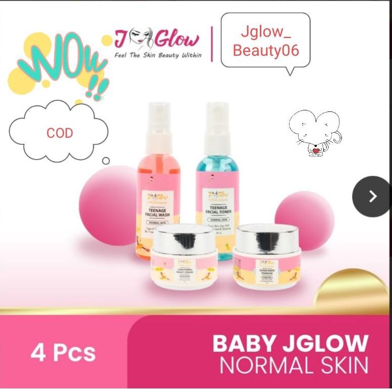 Túi đựng mỹ phẩm KTLLA JGLOW NORMAL SKINCARE Teen BPOM 97