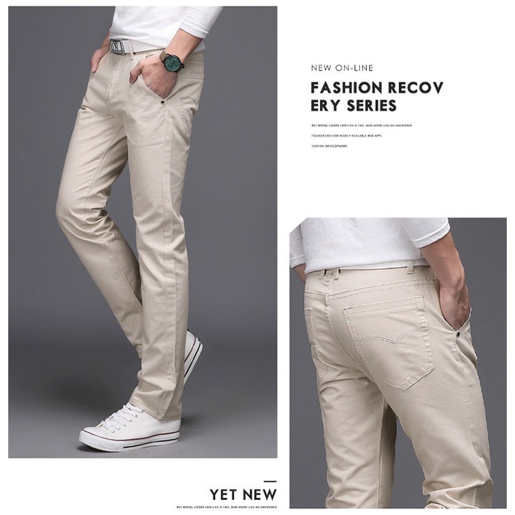 Quần Dài Thể Thao Vải cotton Dáng Rộng Thời Trang Xuân Hè Mới Cho Nam