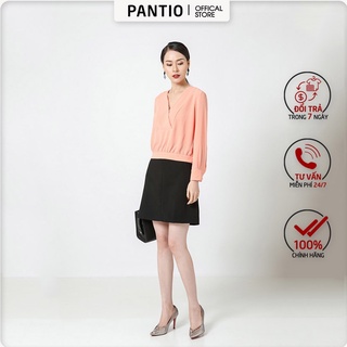 Áo sơ mi cổ tim cách điệu fas31452 - pantio