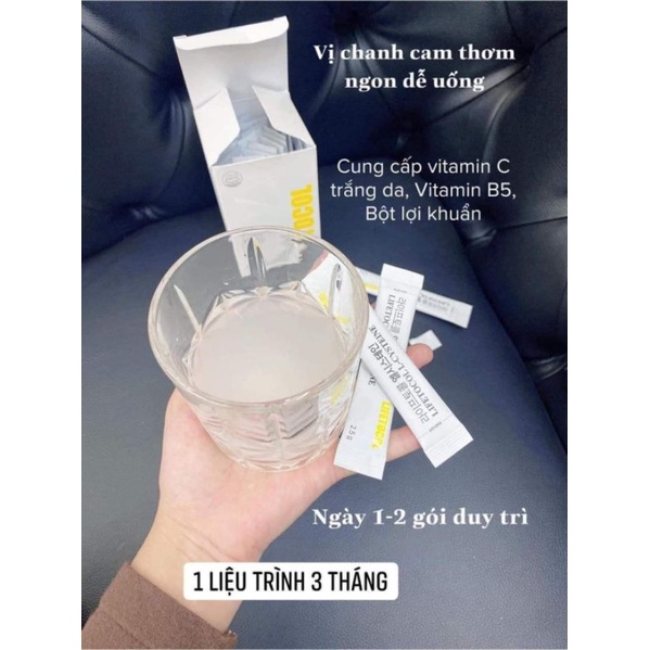 Bột uống trắng da nội sinh Lifetocol L-cystein 120mg