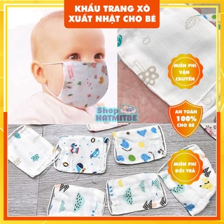 khẩu trang xô xuất nhật cho bé