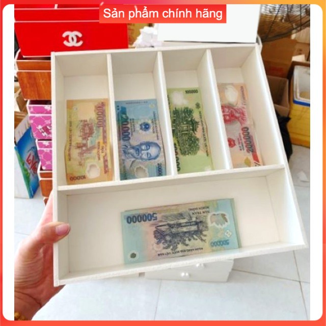 Hộp chia tiền thu ngân 4 - 5 ngăn (kích thước ngăn lớn)