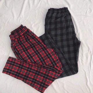 Quần Caro Plaid Pant Đỏ Đen