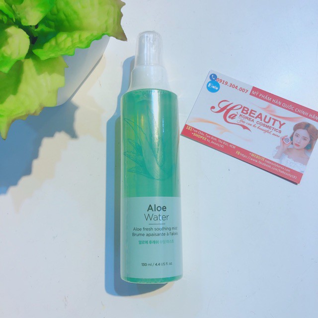 (CD95) (AUTH_Korea)Xịt khoáng Nha Đam ALOE FRESH SMOOTHING MIST The Face Shop nk032