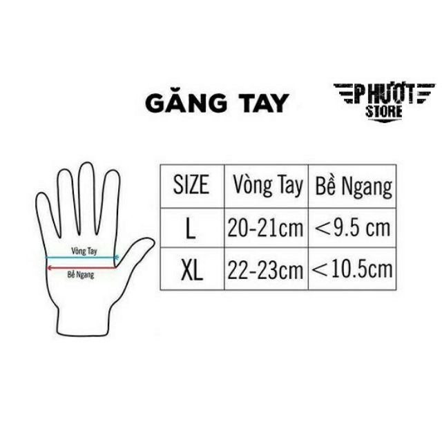 Găng Tay Xe Máy Hở Ngón
