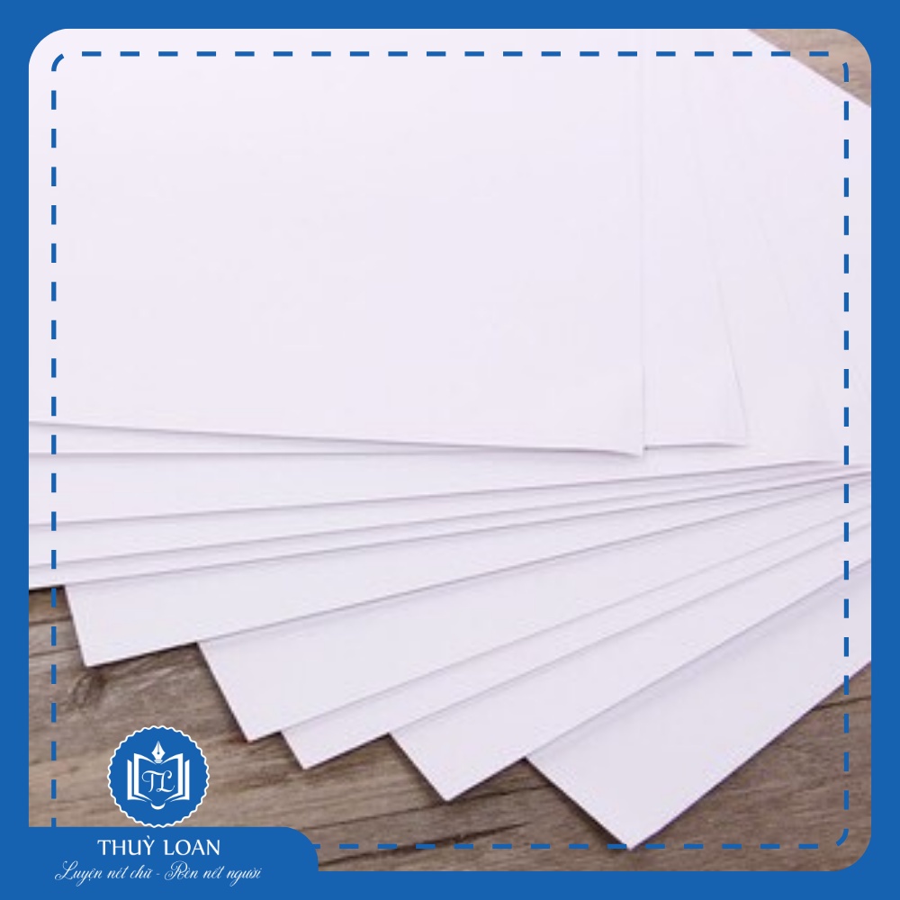10 Giấy trắng Ánh Dương luyện viết chữ đẹp cỡ A4 không nhoè không thấm mực cao cấp