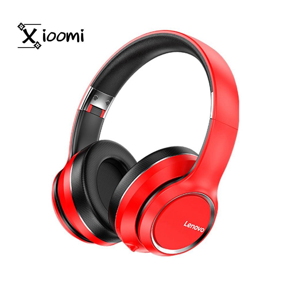 [Ready to stock] Lenovo HD200 Bluetooth Headphone Over-ear Noise Cancellation Headset 20H Playback Time 