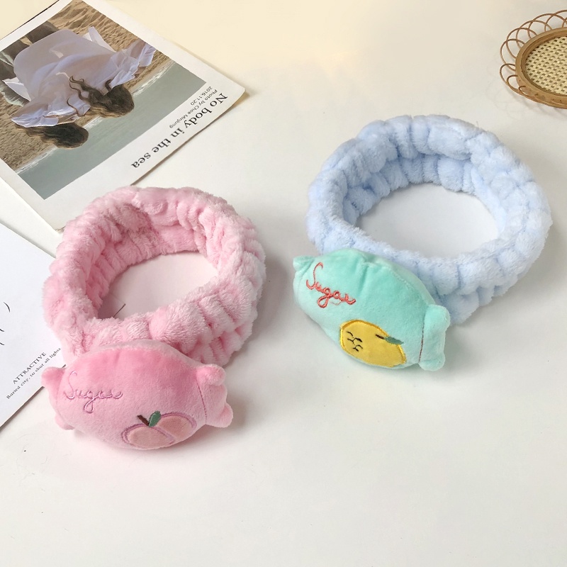 Băng Đô Rửa Mặt Hình Trái Cây Dễ Thương Phong Cách Hàn Quốc