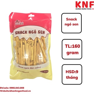 Snack ngó sen Hữu Gia/ Bim Bim que ngó sen siêu ngon 160g