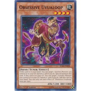 Thẻ bài Yugioh - TCG - Obsessive Uvualoop / IGAS-EN028'