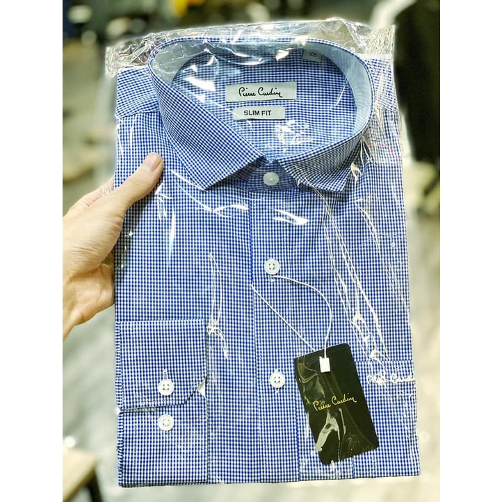 Áo sơ mi Nam Tay Dài Pierre Cardin An Phước Có Túi công sở - 6 màu