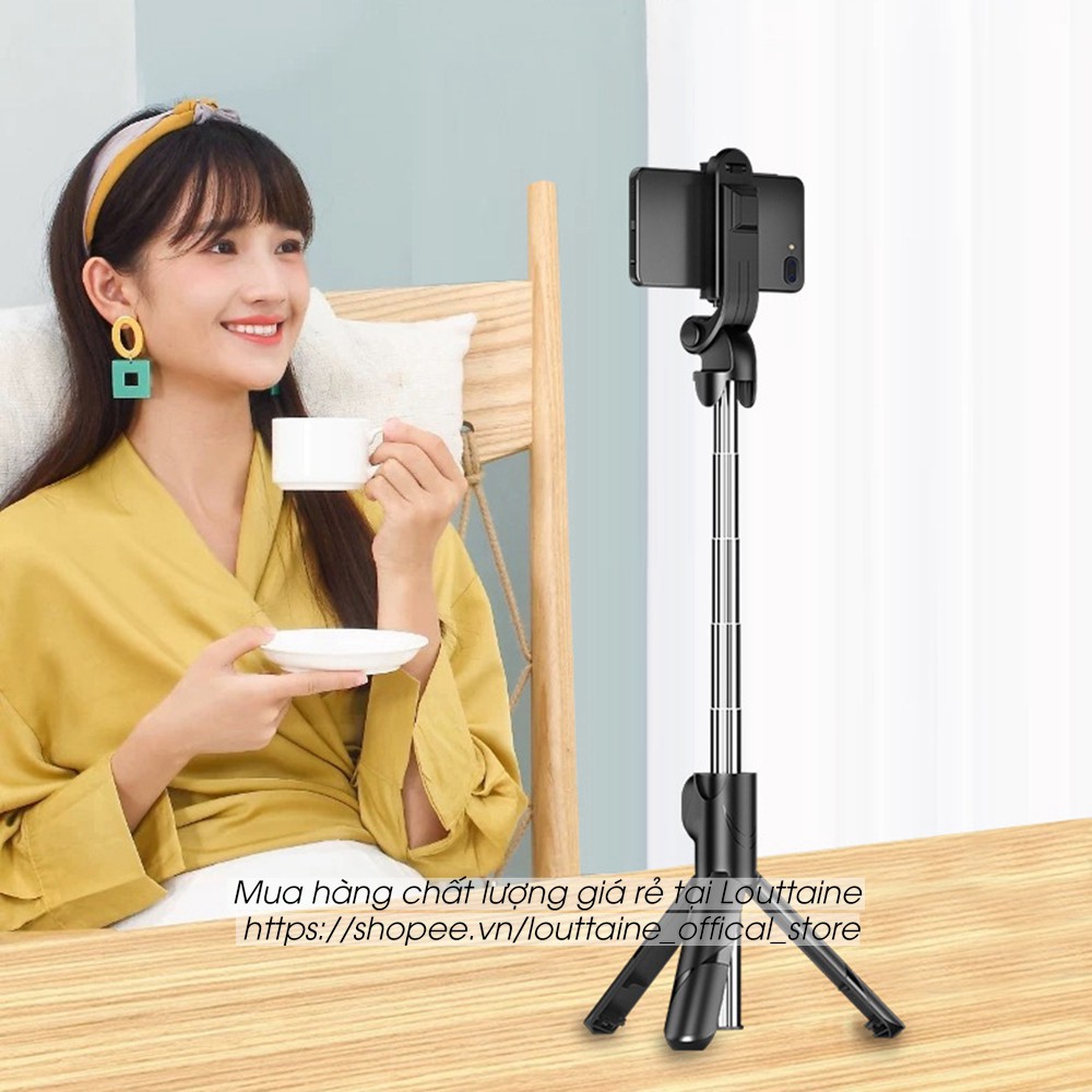 Gậy chụp ảnh XT-02, gậy tự sướng có bluetooth 3 chân đa năng,selfie , chụp hình, giá đỡ điện thoại, livestream | BigBuy360 - bigbuy360.vn