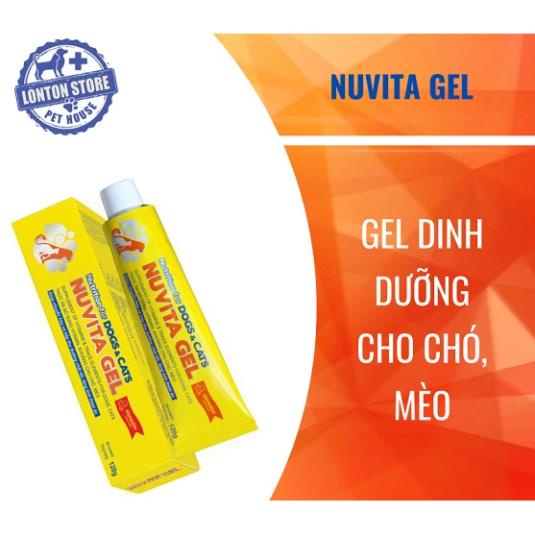 Gel dinh dưỡng chó chó mèo Nuvita 120g
