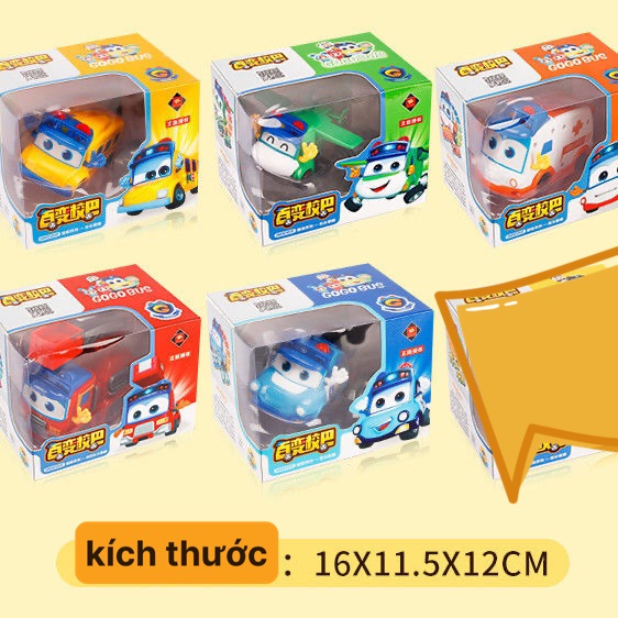 Mô hình lắp ráp robot - Bus - bus- Đồ chơi trẻ em MH: 9000000457